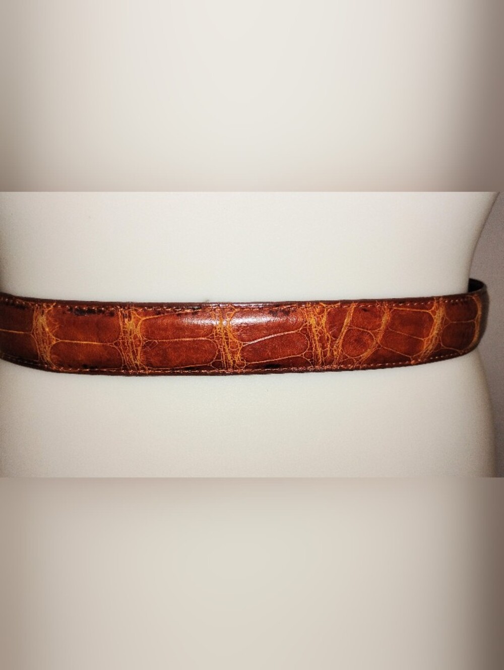 VINTAGE COACH ALLIGATOR BELT - Picture 4 of 7